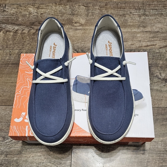 New J SPORT memory foam slip on sneaker women's 8.5 - Picture 7 of 12